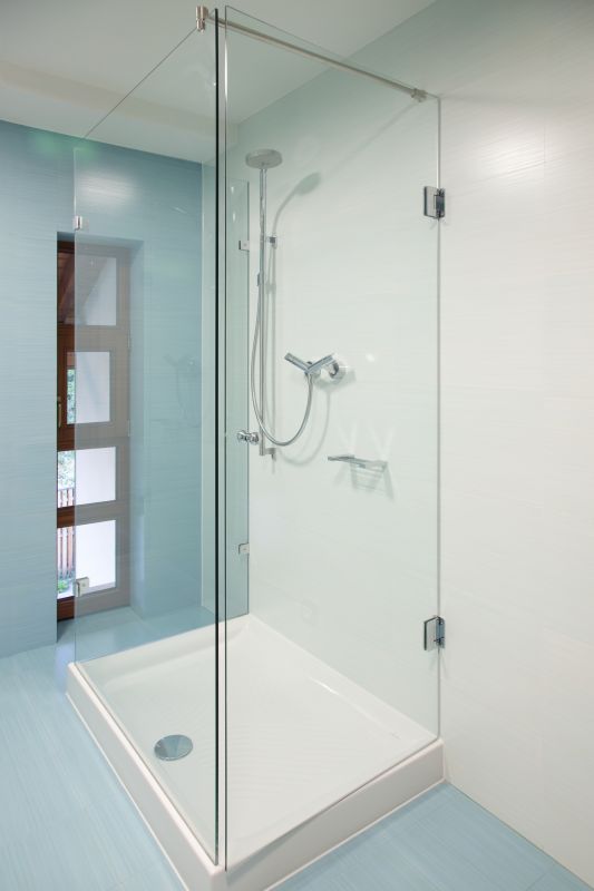 Stylish Shower with Glass Doors